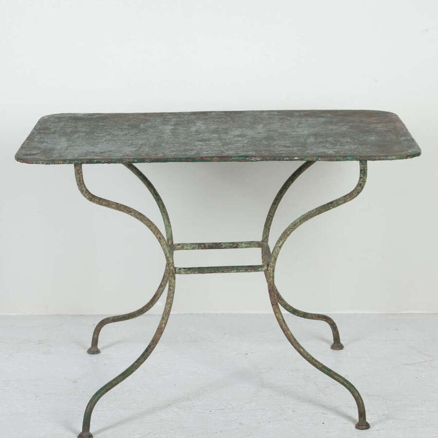 Late 19th Century French Iron Garden Table