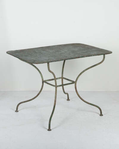 Late 19th Century French Iron Garden Table