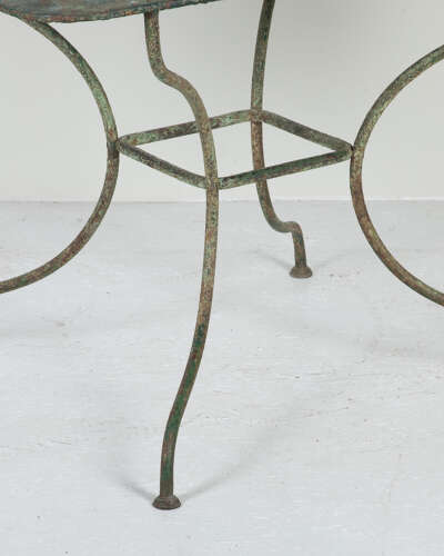 Late 19th Century French Iron Garden Table