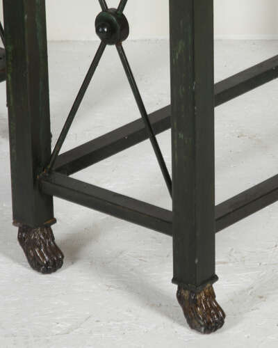 Pair of French Empire Style Console Tables